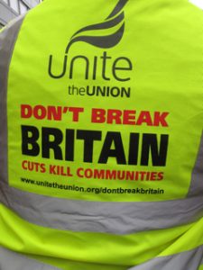 UK Brexit Unite-slogan