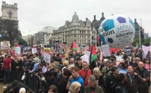 UK anti-Trump demo 2019-TowerHamlets